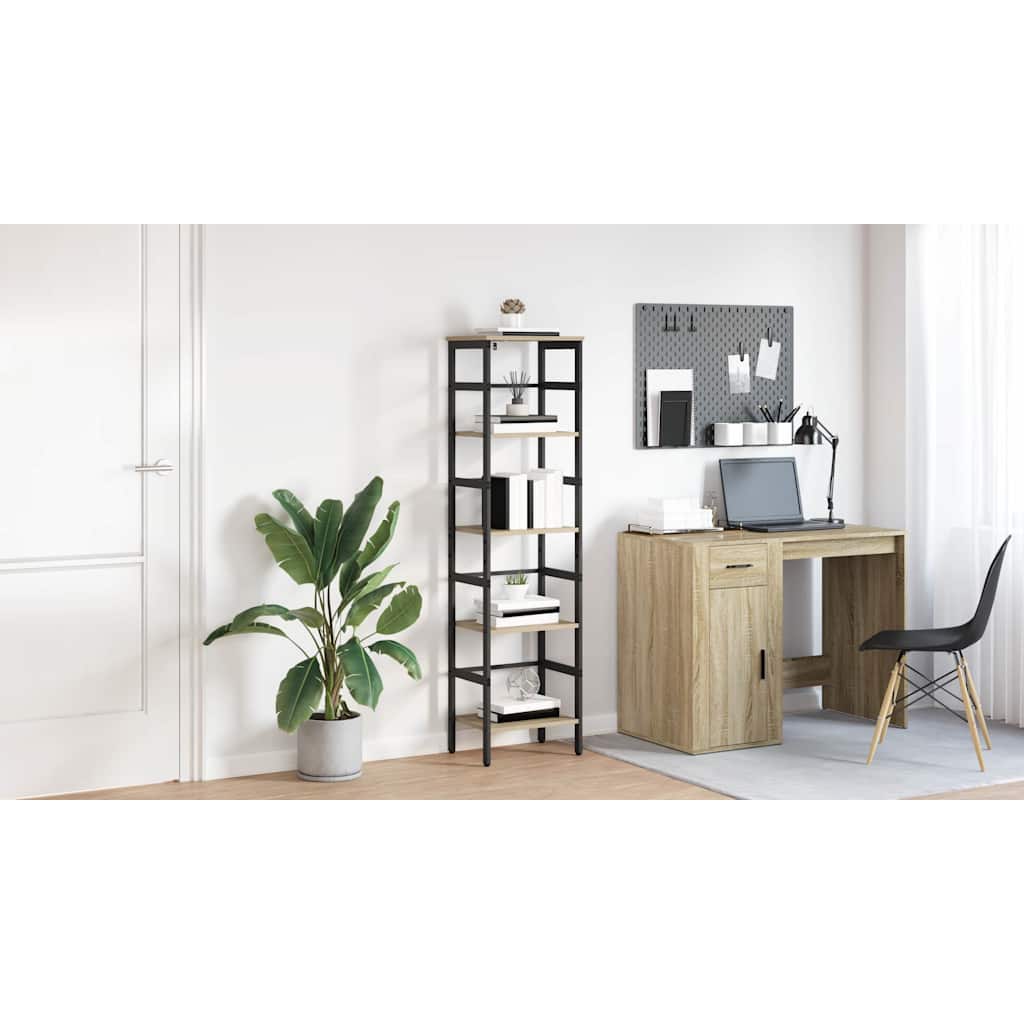 Bogreol Sonoma eg 40 x 29,5 x 149 cm Konstrueret træ