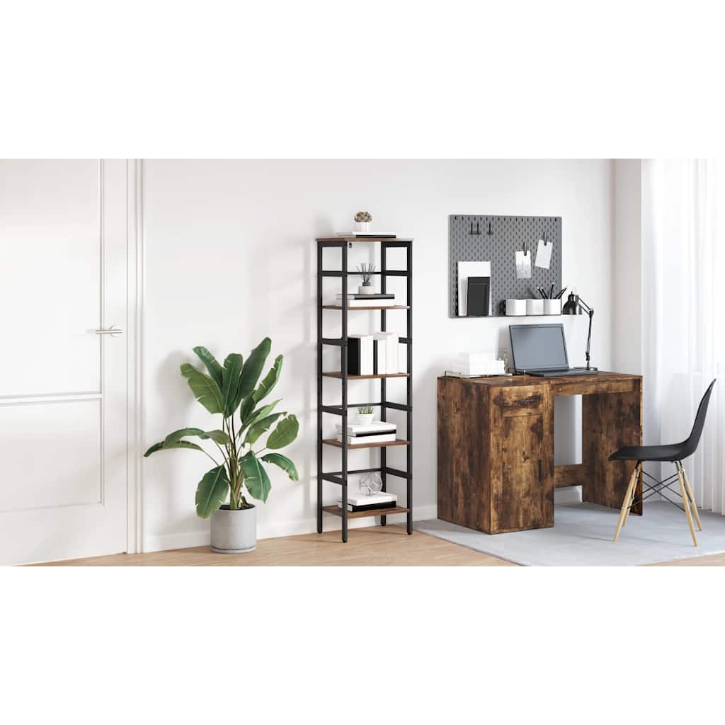 Bogreol Røget eg 40 x 29,5 x 149 cm Konstrueret træ
