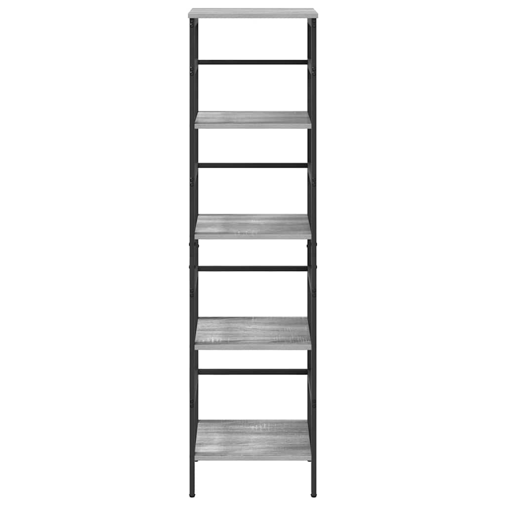 Bogreol 4 niveauer 40 x 29,5 x 149 cm Konstrueret træ