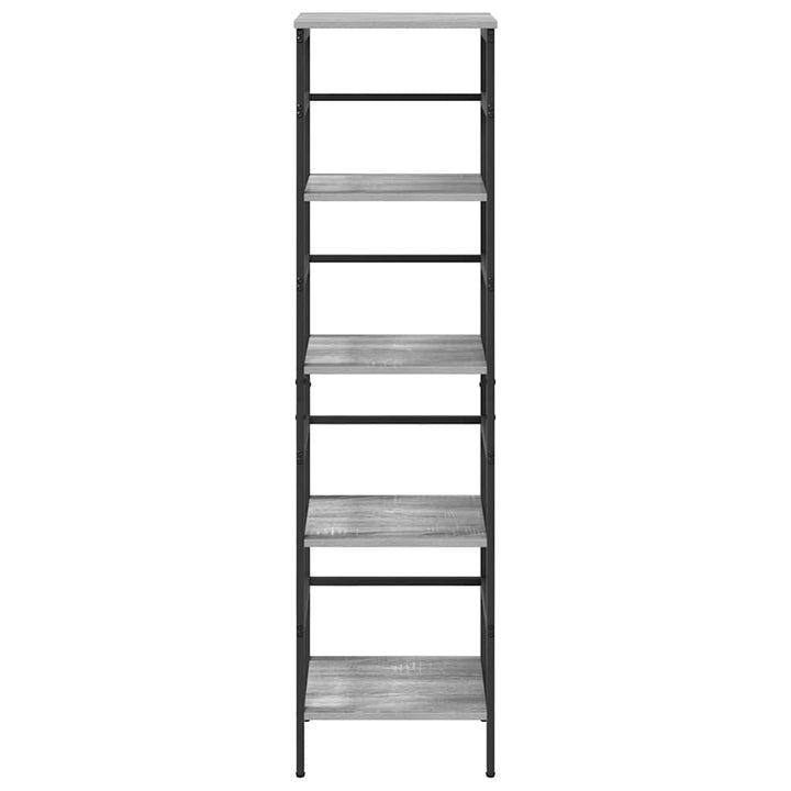 Bogreol 4 niveauer 40 x 29,5 x 149 cm Konstrueret træ