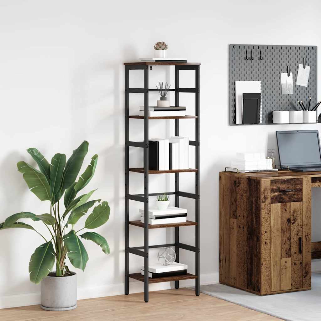 Bogreol Gammelt træ 40 x 29,5 x 149 cm Konstrueret træ