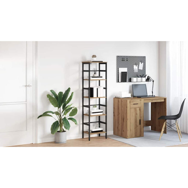 Bogreol Artisan Egetræ 40 x 29,5 x 149 cm Konstrueret træ