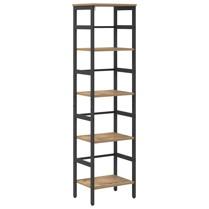 Bogreol 4 niveauer 40 x 29,5 x 149 cm Konstrueret træ