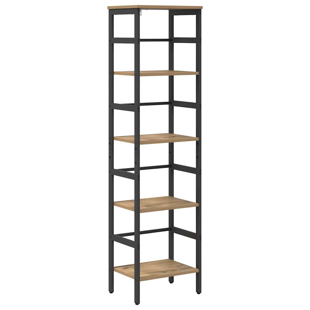 Bogreol Artisan Egetræ 40 x 29,5 x 149 cm Konstrueret træ