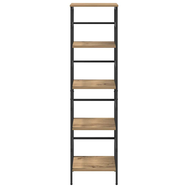 Bogreol 4 niveauer 40 x 29,5 x 149 cm Konstrueret træ