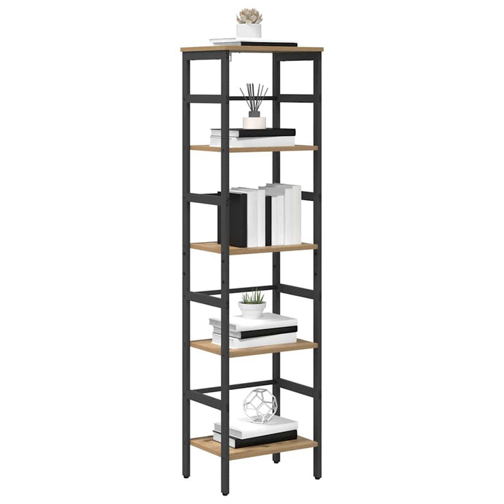 Bogreol Artisan Egetræ 40 x 29,5 x 149 cm Konstrueret træ