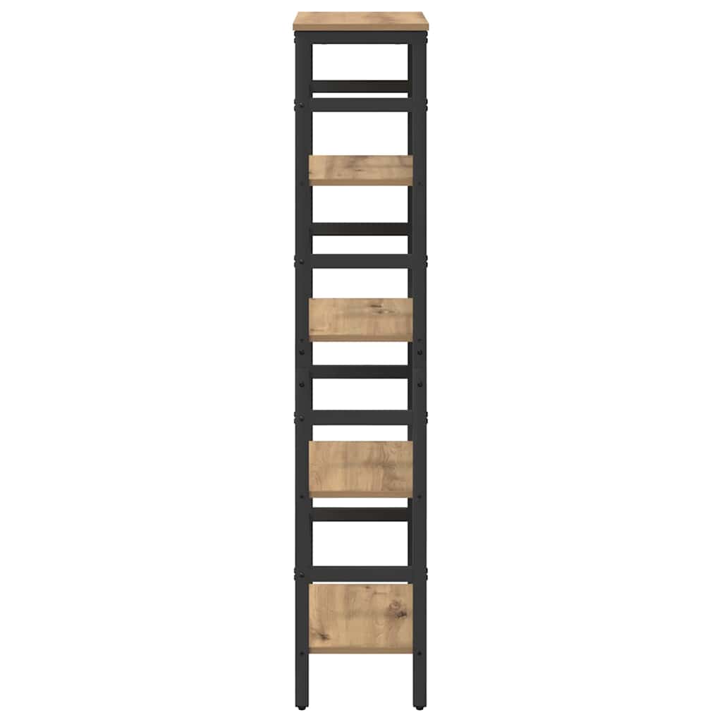 Bogreol Artisan Egetræ 40 x 29,5 x 149 cm Konstrueret træ