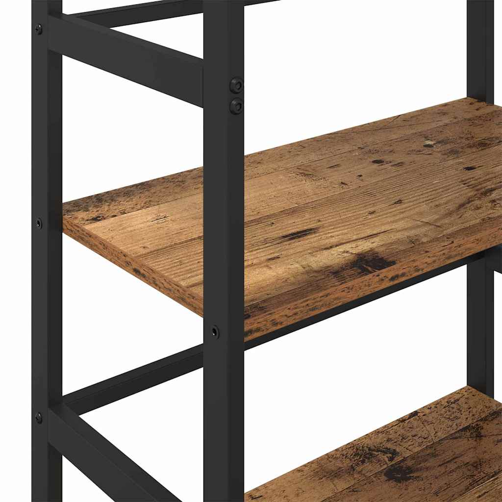Bogreol Gammelt træ 60 x 29,5 x 81 cm Konstrueret træ