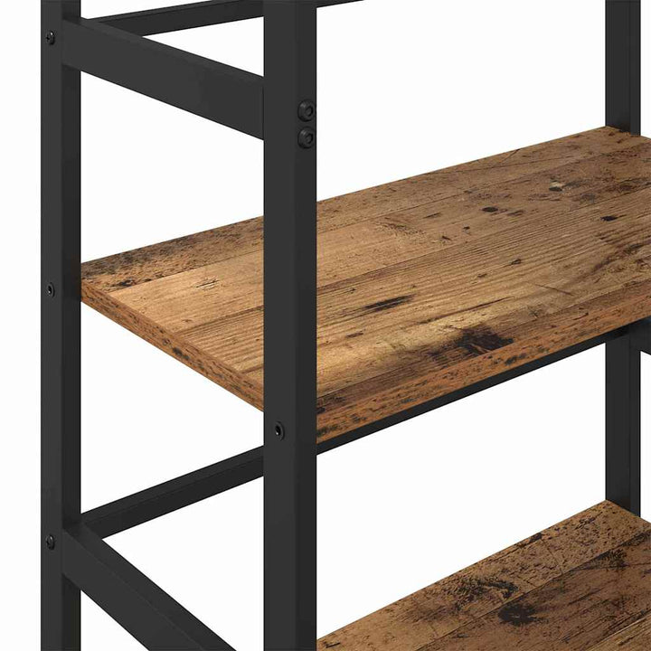 Bogreol Gammelt træ 60 x 29,5 x 81 cm Konstrueret træ