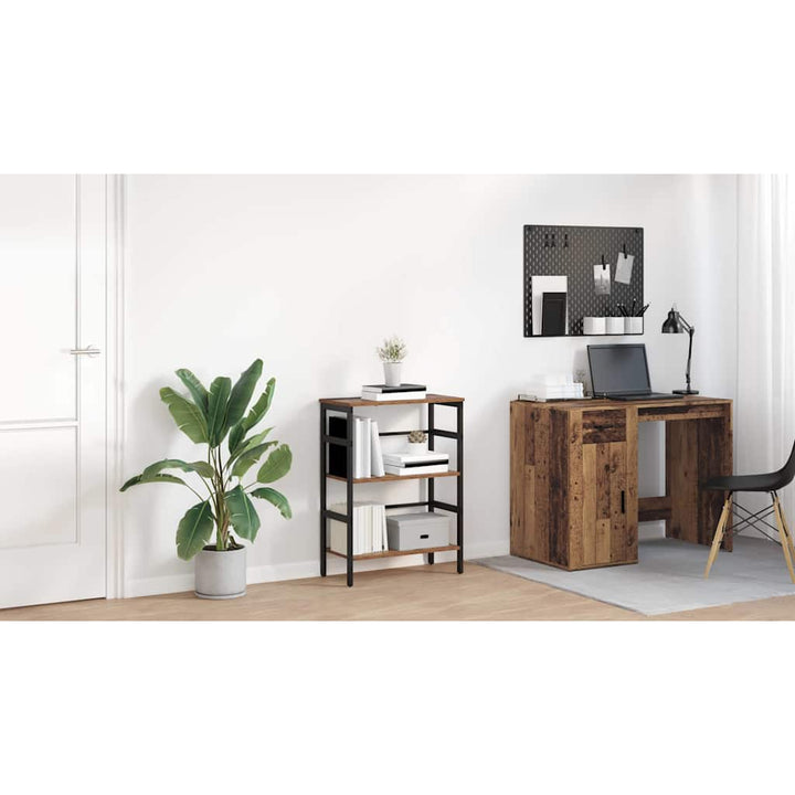Bogreol Gammelt træ 60 x 29,5 x 81 cm Konstrueret træ
