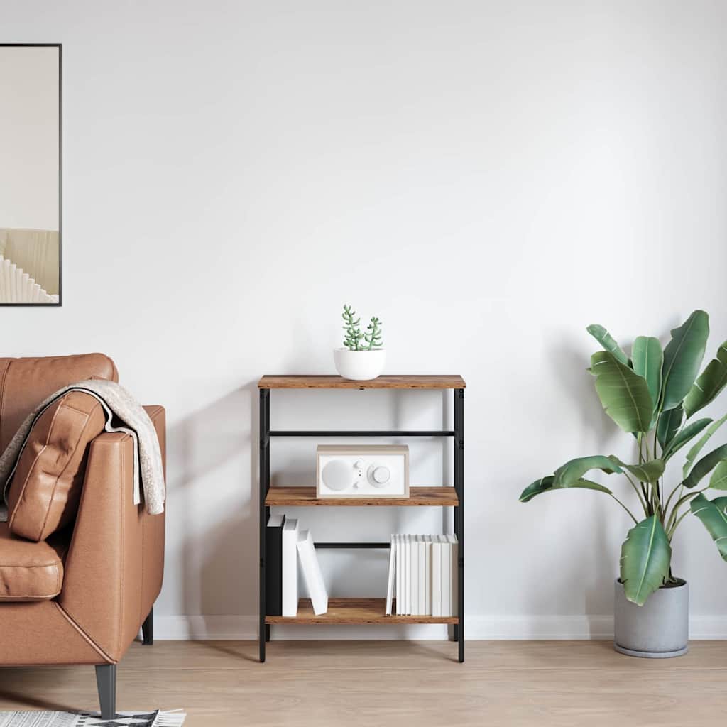 Bogreol Gammelt træ 60 x 29,5 x 81 cm Konstrueret træ