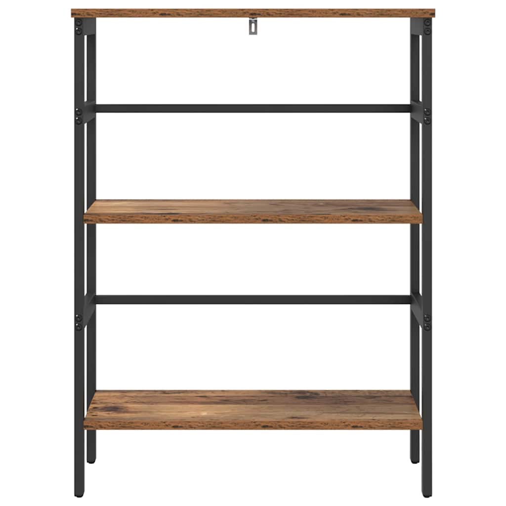 Bogreol Gammelt træ 60 x 29,5 x 81 cm Konstrueret træ