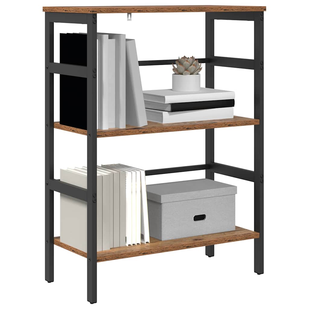 Bogreol Gammelt træ 60 x 29,5 x 81 cm Konstrueret træ