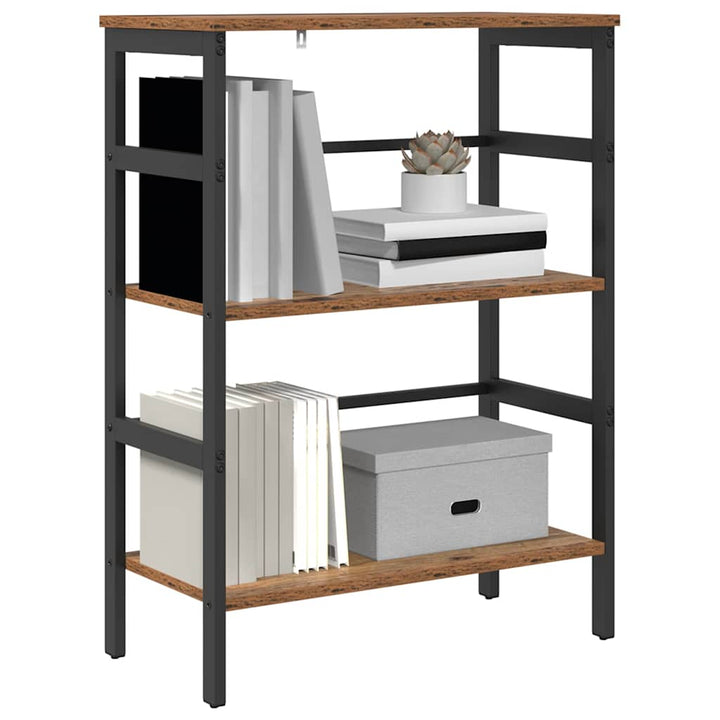 Bogreol Gammelt træ 60 x 29,5 x 81 cm Konstrueret træ
