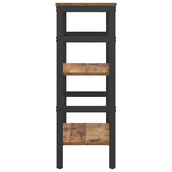 Bogreol Gammelt træ 60 x 29,5 x 81 cm Konstrueret træ