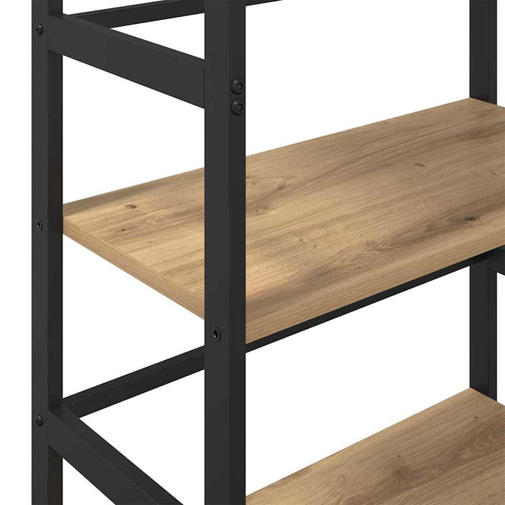 Bogreol 2 niveauer 60 x 29,5 x 81 cm Konstrueret træ