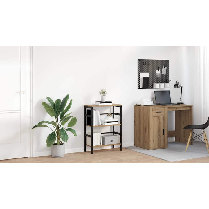 Bogreol Artisan Egetræ 60 x 29,5 x 81 cm Konstrueret træ