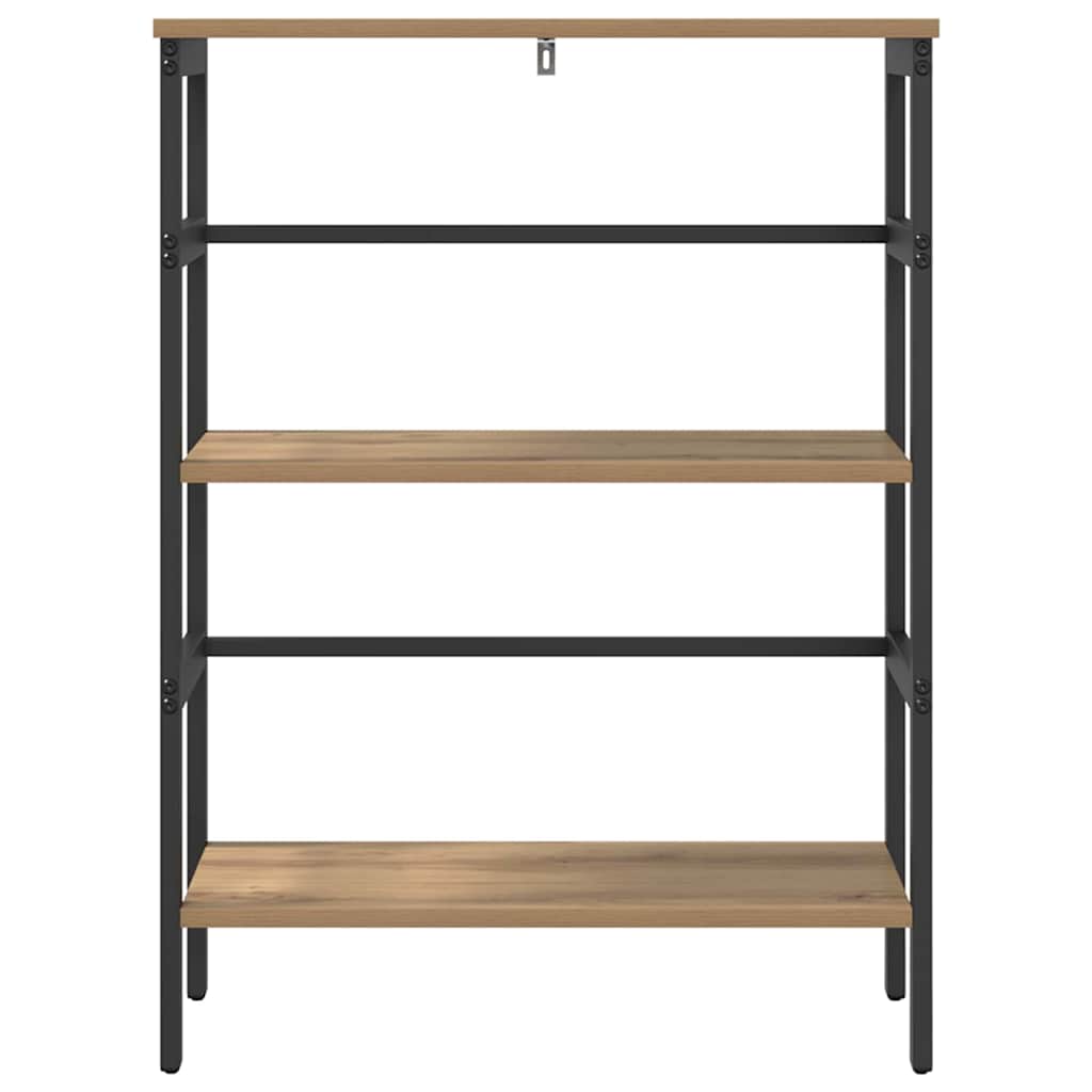Bogreol Artisan Egetræ 60 x 29,5 x 81 cm Konstrueret træ