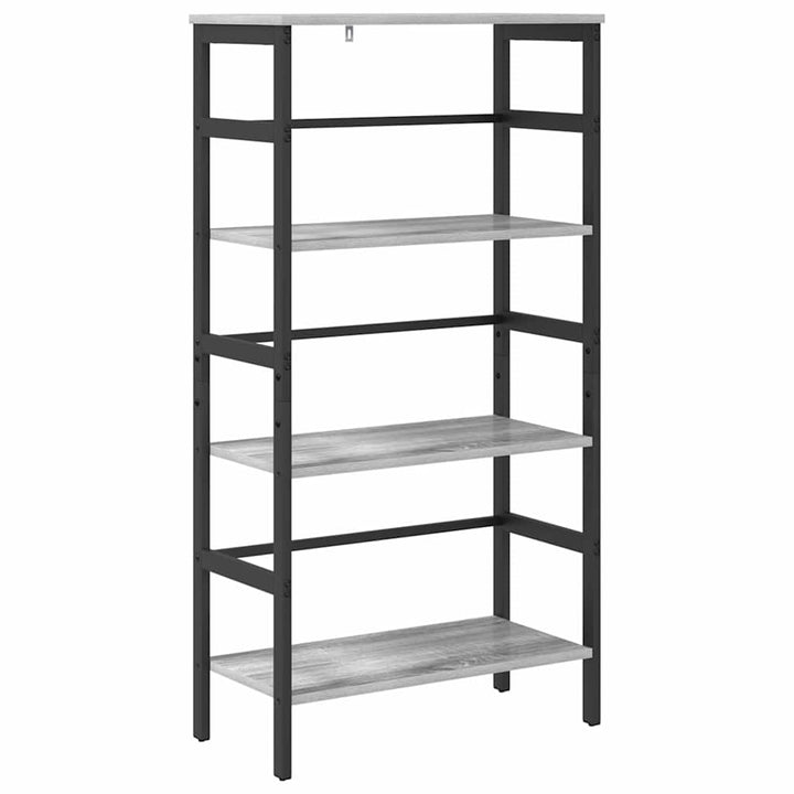 Bogreol 3 niveauer 60 x 29,5 x 115 cm Konstrueret træ