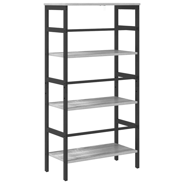 Bogreol 3 niveauer 60 x 29,5 x 115 cm Konstrueret træ