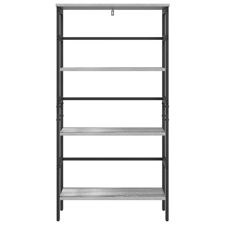 Bogreol 3 niveauer 60 x 29,5 x 115 cm Konstrueret træ