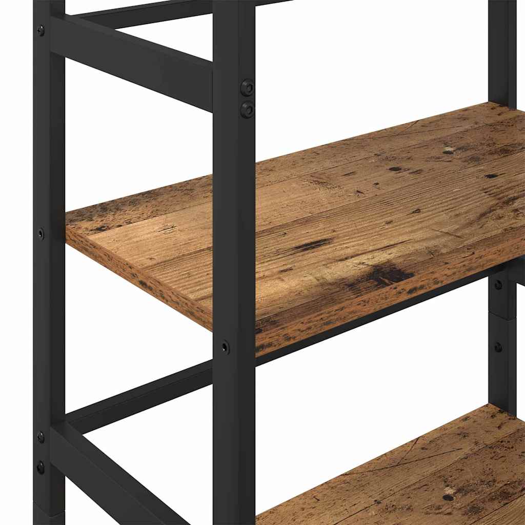 Bogreol Gammelt træ 60 x 29,5 x 115 cm Konstrueret træ