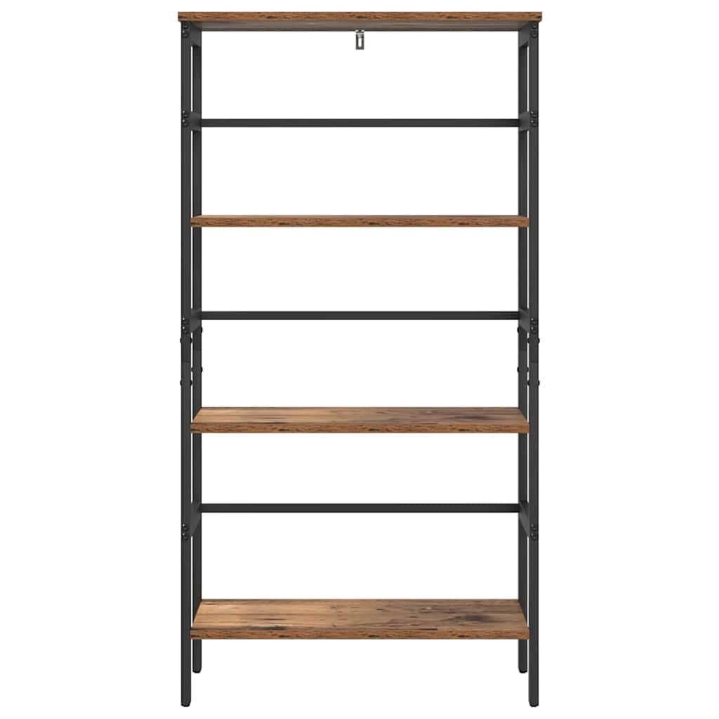 Bogreol Gammelt træ 60 x 29,5 x 115 cm Konstrueret træ