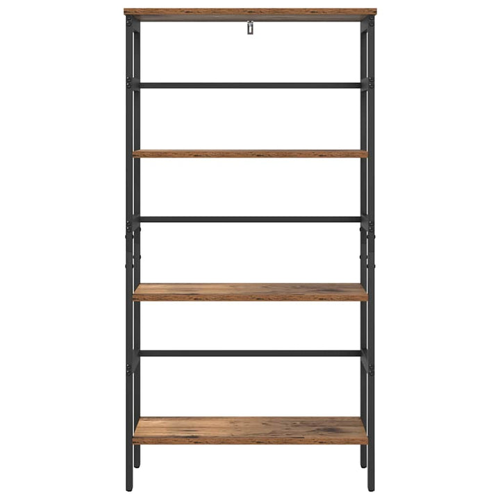 Bogreol Gammelt træ 60 x 29,5 x 115 cm Konstrueret træ