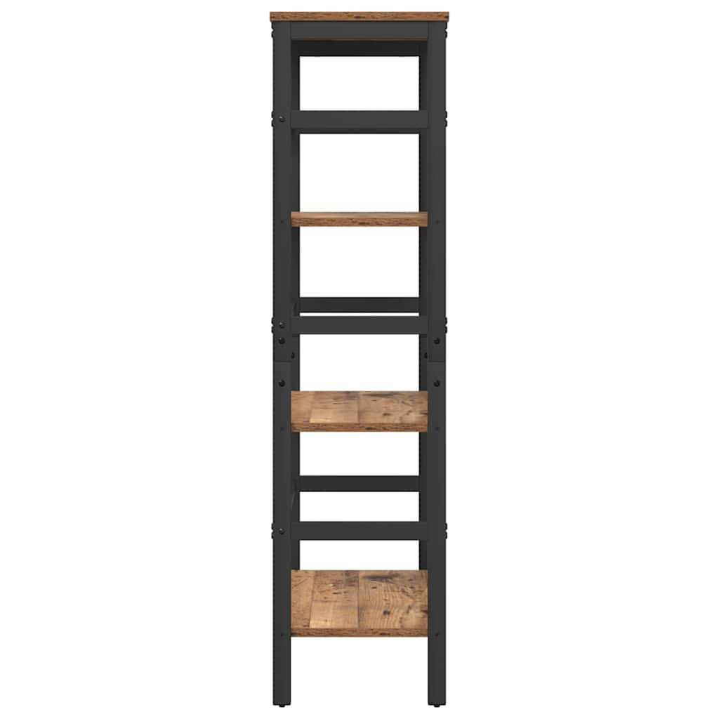 Bogreol Gammelt træ 60 x 29,5 x 115 cm Konstrueret træ