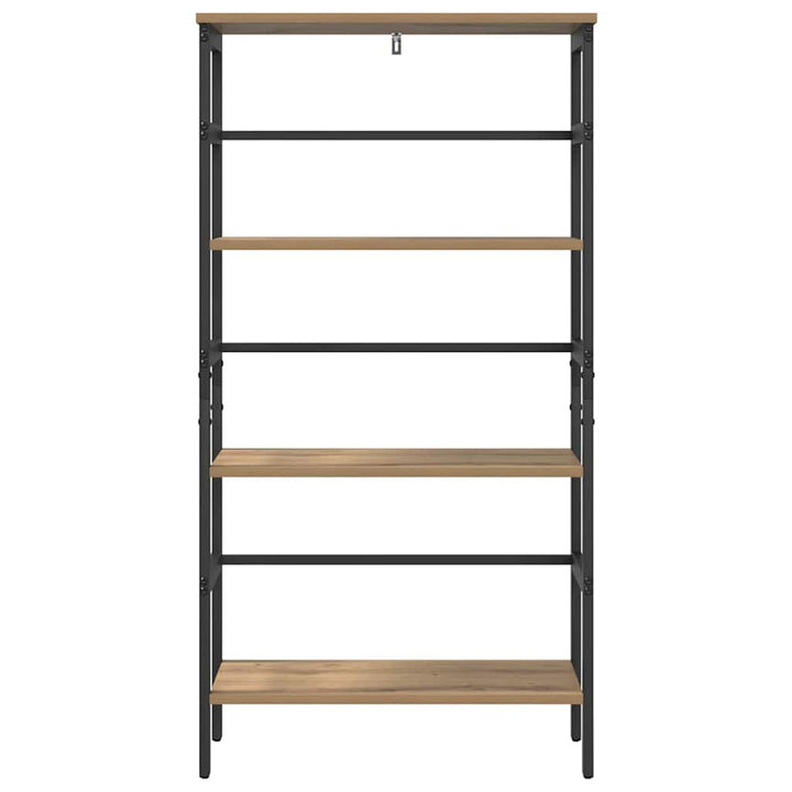 Bogreol 3 niveauer 60 x 29,5 x 115 cm Konstrueret træ
