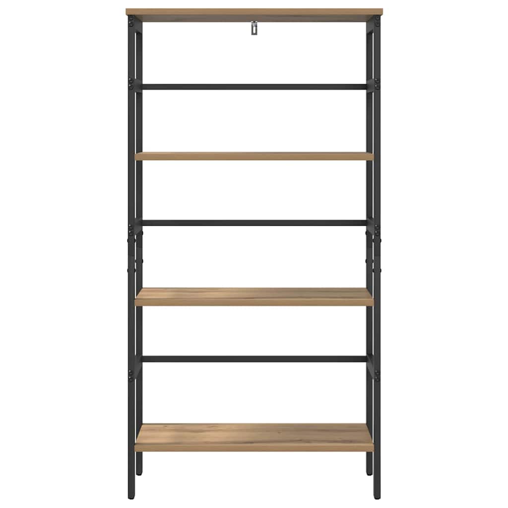 Bogreol Artisan Egetræ 60 x 29,5 x 115 cm Konstrueret træ