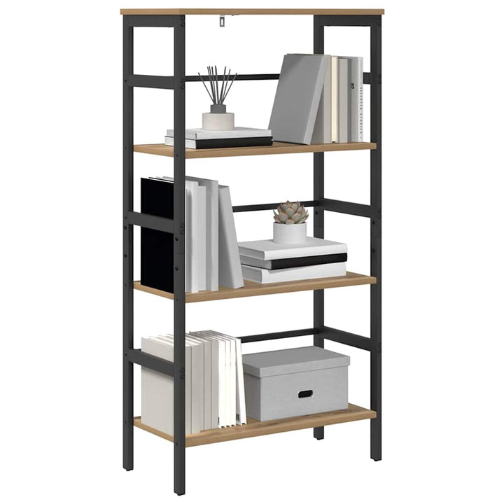 Bogreol Artisan Egetræ 60 x 29,5 x 115 cm Konstrueret træ