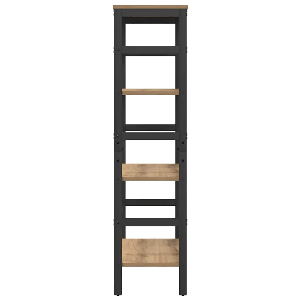 Bogreol Artisan Egetræ 60 x 29,5 x 115 cm Konstrueret træ