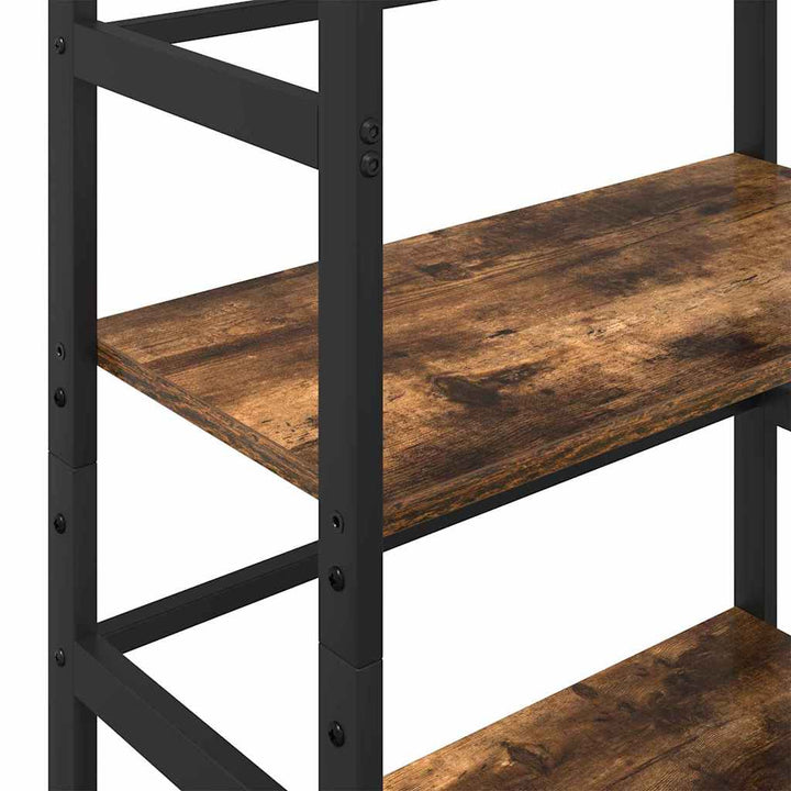 Bogreol Røget eg 60 x 29,5 x 149 cm Konstrueret træ