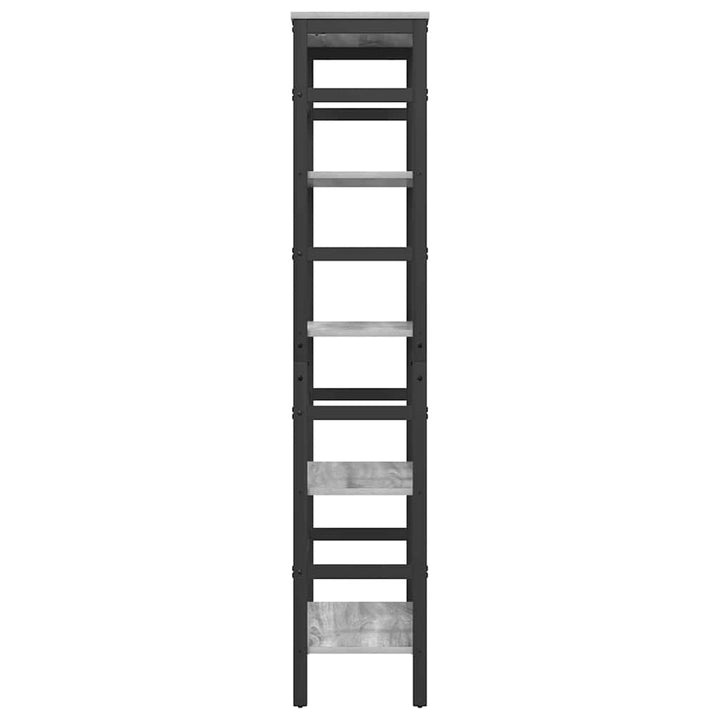 Bogreol 4 niveauer 60 x 29,5 x 149 cm Konstrueret træ