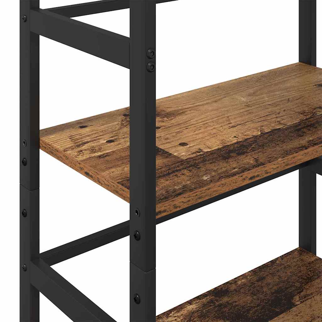 Bogreol Gammelt træ 60 x 29,5 x 149 cm Konstrueret træ