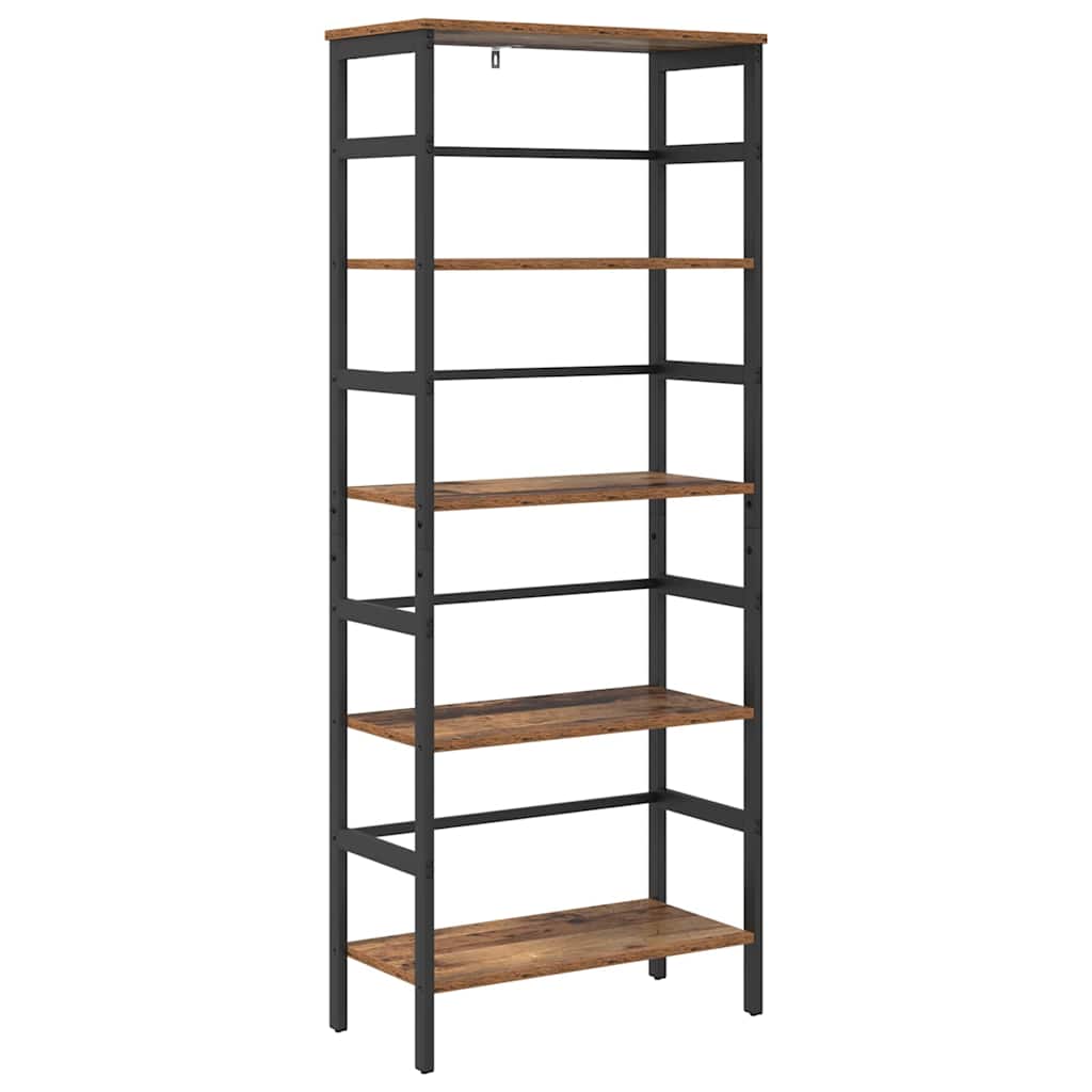 Bogreol Gammelt træ 60 x 29,5 x 149 cm Konstrueret træ