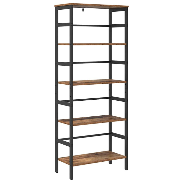 Bogreol Gammelt træ 60 x 29,5 x 149 cm Konstrueret træ