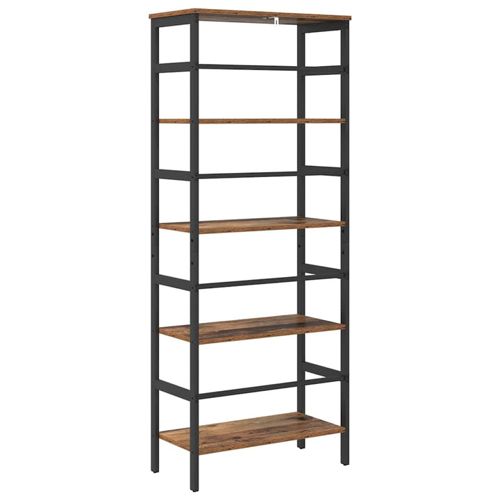 Bogreol Gammelt træ 60 x 29,5 x 149 cm Konstrueret træ