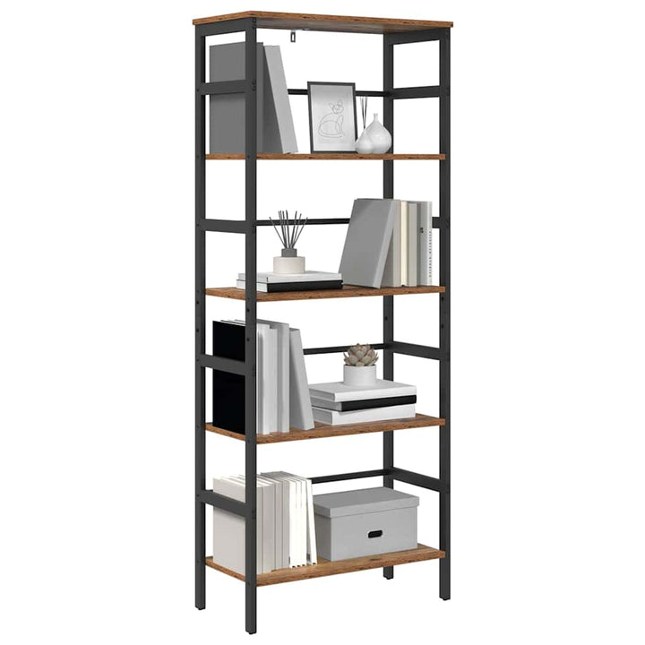 Bogreol Gammelt træ 60 x 29,5 x 149 cm Konstrueret træ