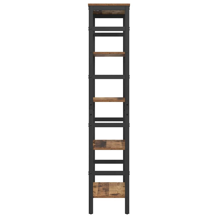 Bogreol Gammelt træ 60 x 29,5 x 149 cm Konstrueret træ
