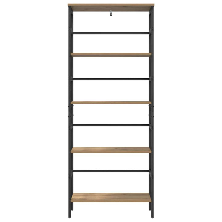 Bogreol Artisan Egetræ 60 x 29,5 x 149 cm Konstrueret træ