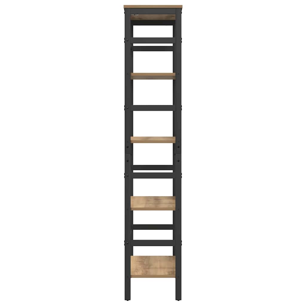 Bogreol Artisan Egetræ 60 x 29,5 x 149 cm Konstrueret træ