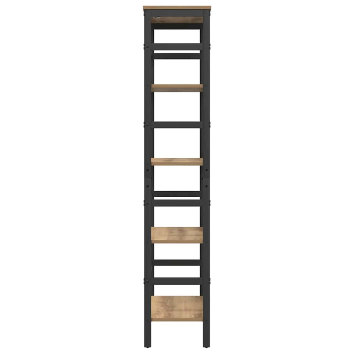 Bogreol Artisan Egetræ 60 x 29,5 x 149 cm Konstrueret træ