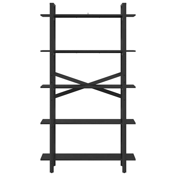 Bogreol Sort eg 100 x 33,5 x 178 cm Konstrueret træ