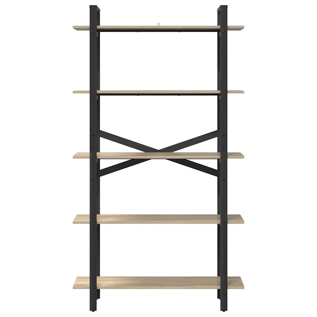 Bogreol Sonoma eg 100 x 33,5 x 178 cm Konstrueret træ