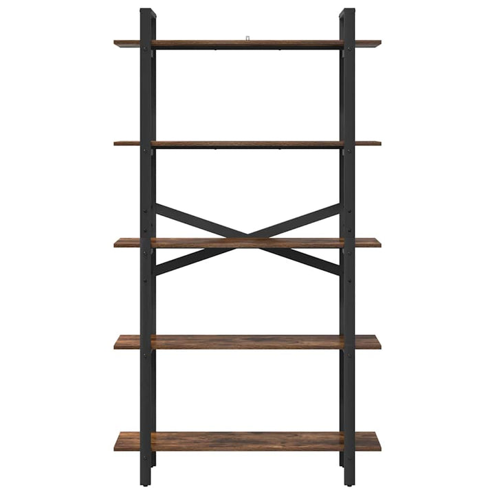 Bogreol Røget eg 100 x 33,5 x 178 cm Konstrueret træ