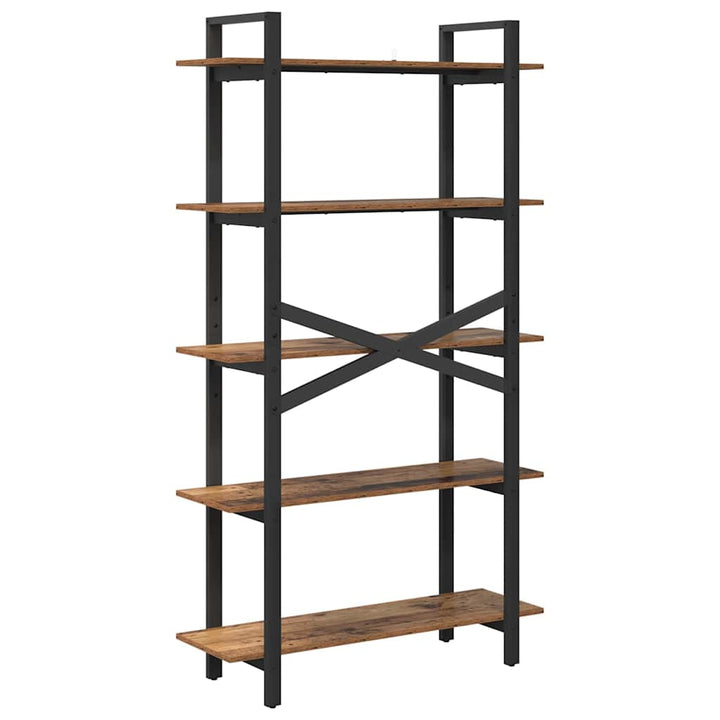 Bogreol Gammelt træ 100 x 33,5 x 178 cm Konstrueret træ
