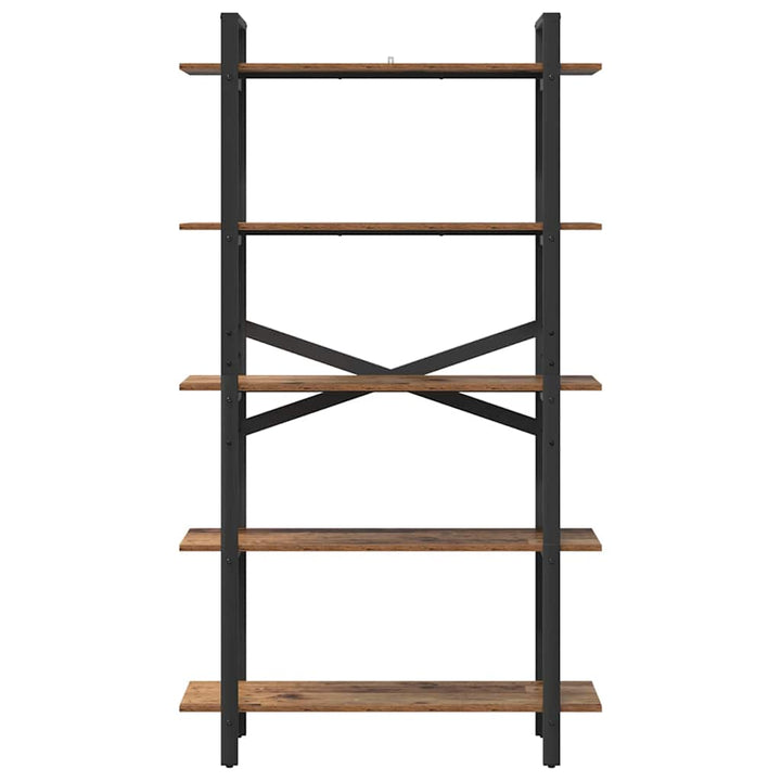 Bogreol Gammelt træ 100 x 33,5 x 178 cm Konstrueret træ