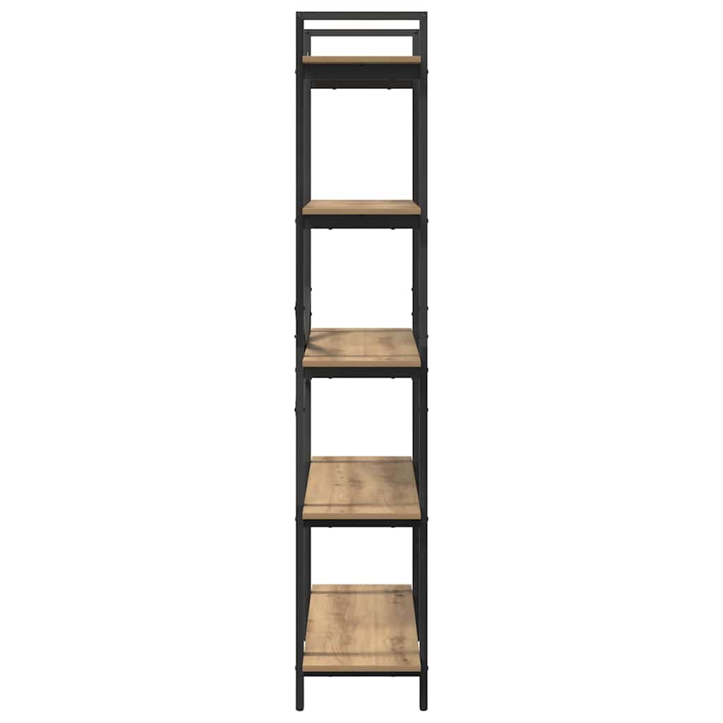 Bogreol 5 niveauer 100 x 33,5 x 178 cm Konstrueret træ